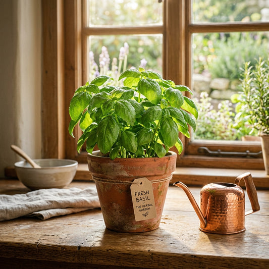 Basil Plant – Aromatic Kitchen Herb for Indoor & Outdoor Growing
