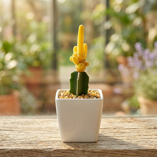 Moon Cactus Yellow Long Grafted